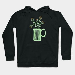 Plant2 Green - Full Size Image Hoodie